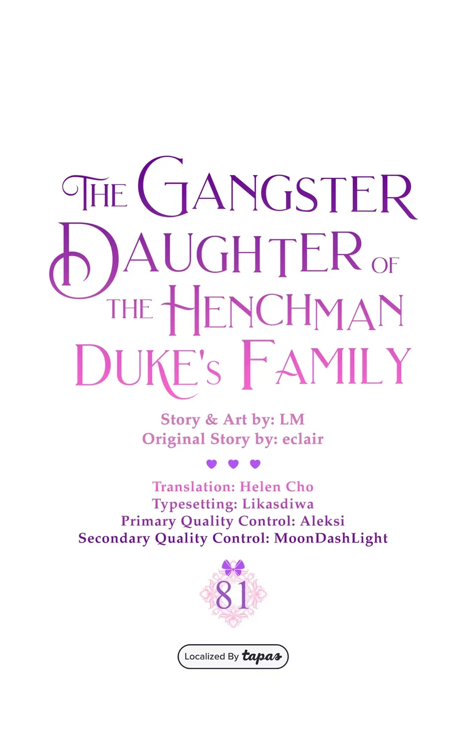 The Gangster Daughter of the Henchman Duke