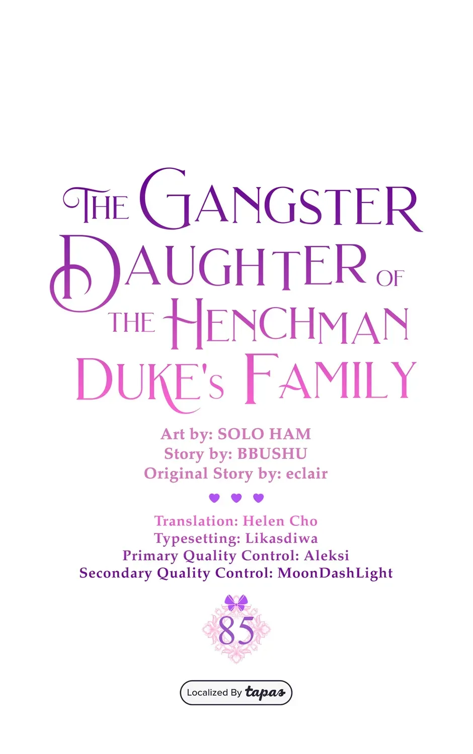 The Gangster Daughter of the Henchman Duke