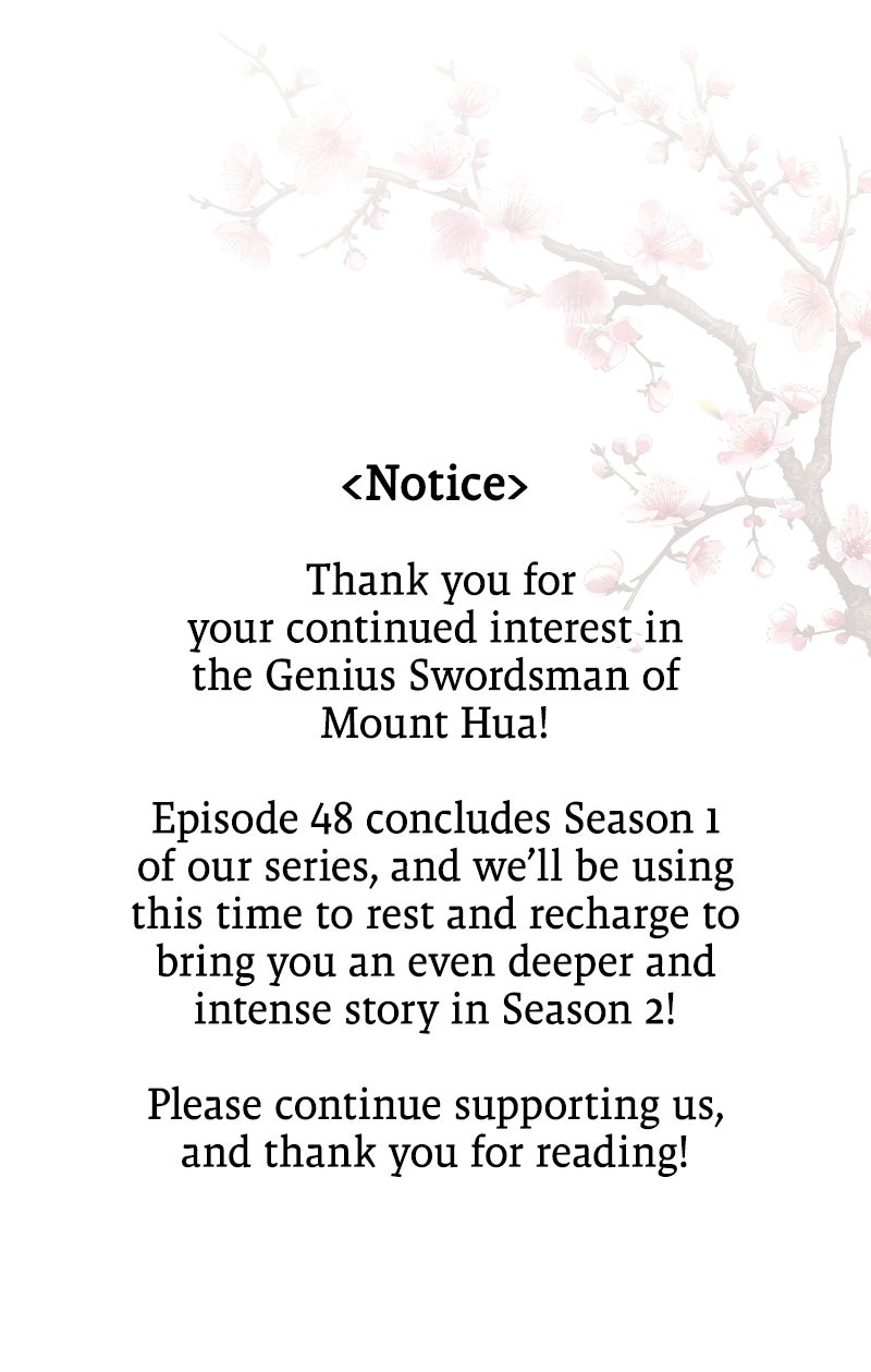 The Genius Swordsman of Mount Hua Episode 48 (Season 1 Finale) page 109 - 