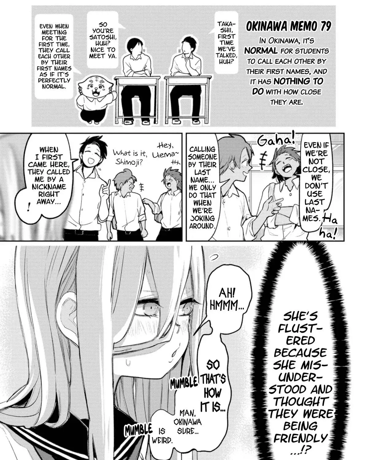 The Girl I Fell in Love With in Okinawa Speaks in a Heavy Dialect and It