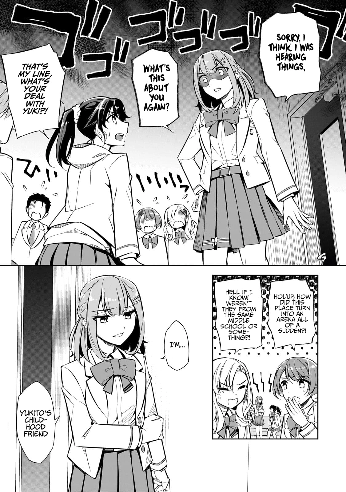 The Girls Who Traumatized Me Keeps Glancing at Me, but Alas, It