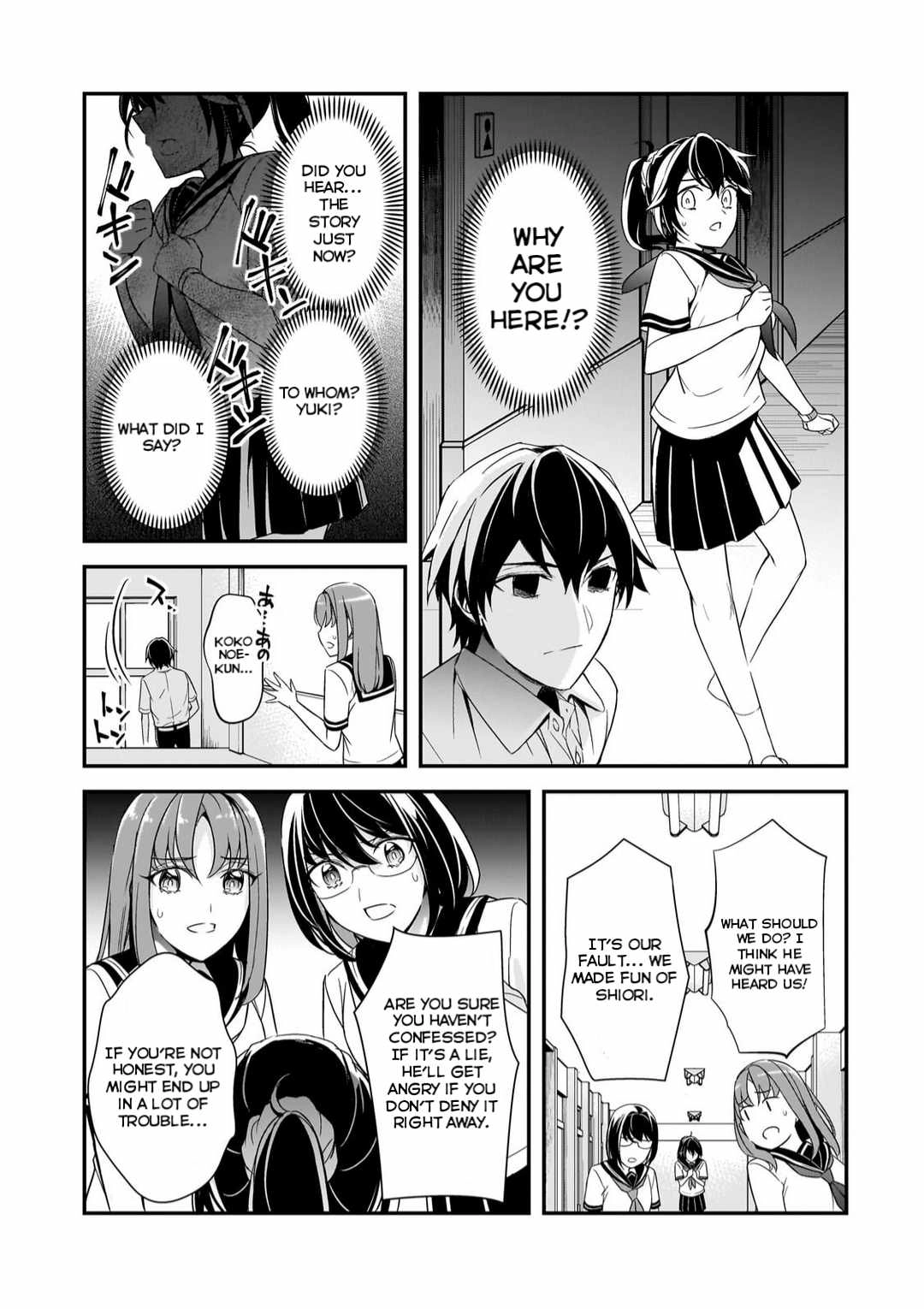 The Girls Who Traumatized Me Keeps Glancing at Me, but Alas, It