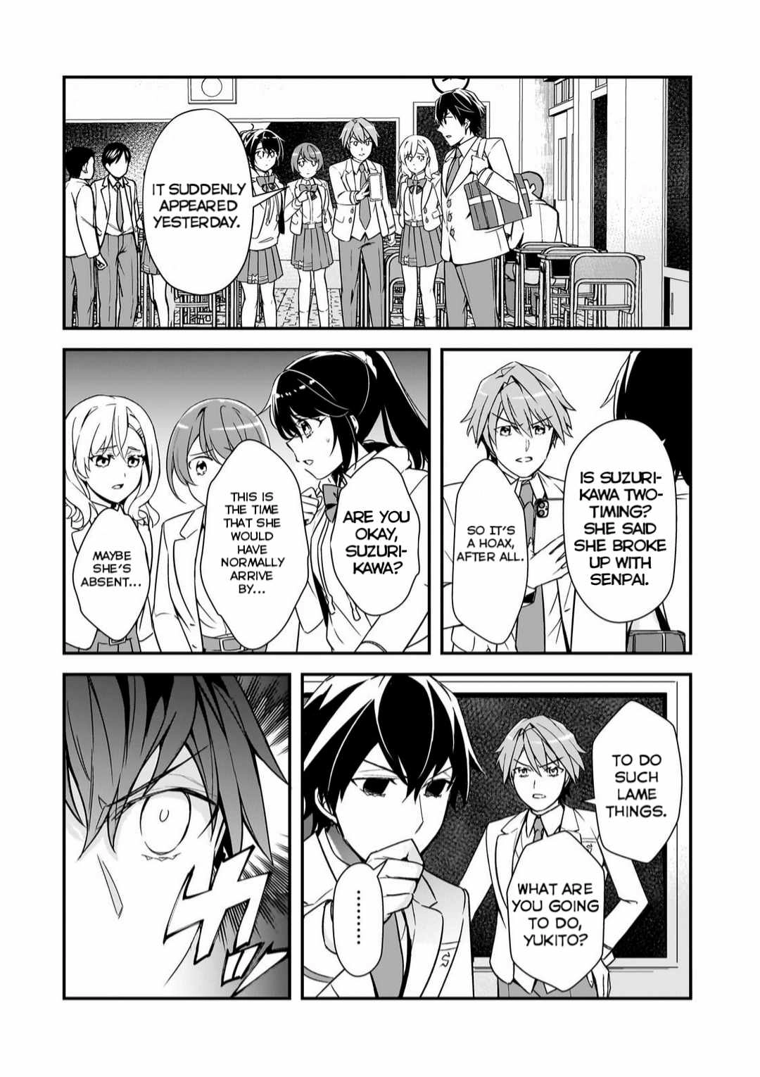 The Girls Who Traumatized Me Keeps Glancing at Me, but Alas, It