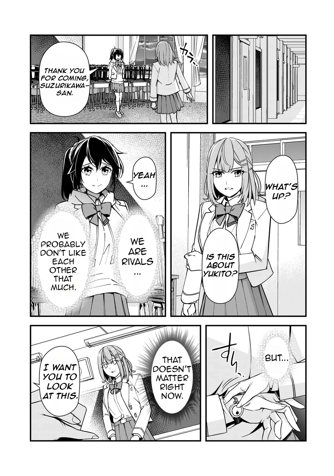 The Girls Who Traumatized Me Keeps Glancing at Me, but Alas, It