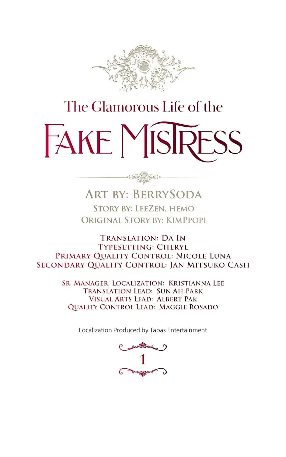 The Glamorous Life of the Fake Mistress Chapter 1 page 215 - 