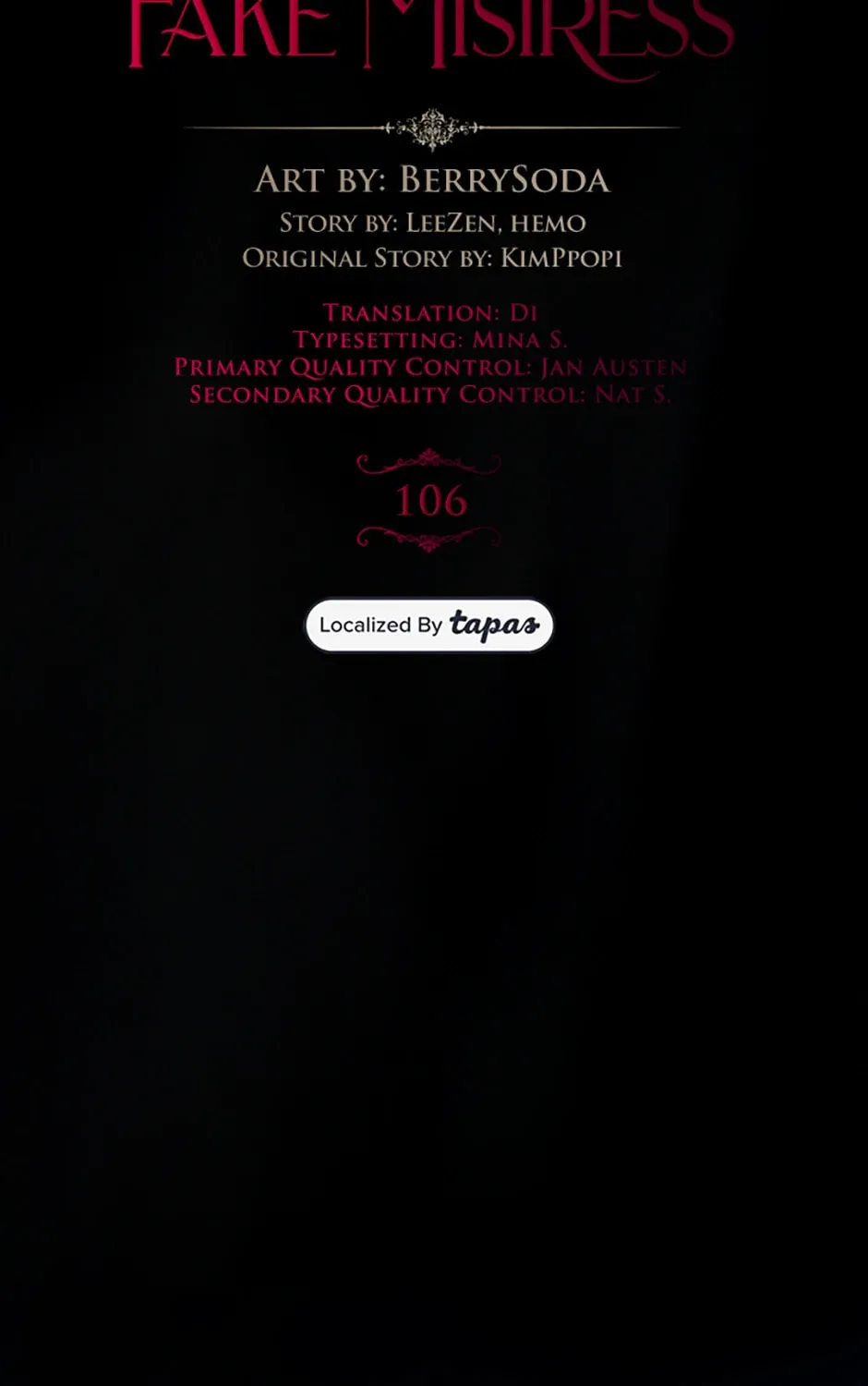 The Glamorous Life of the Fake Mistress Chapter 106 page 7 - 