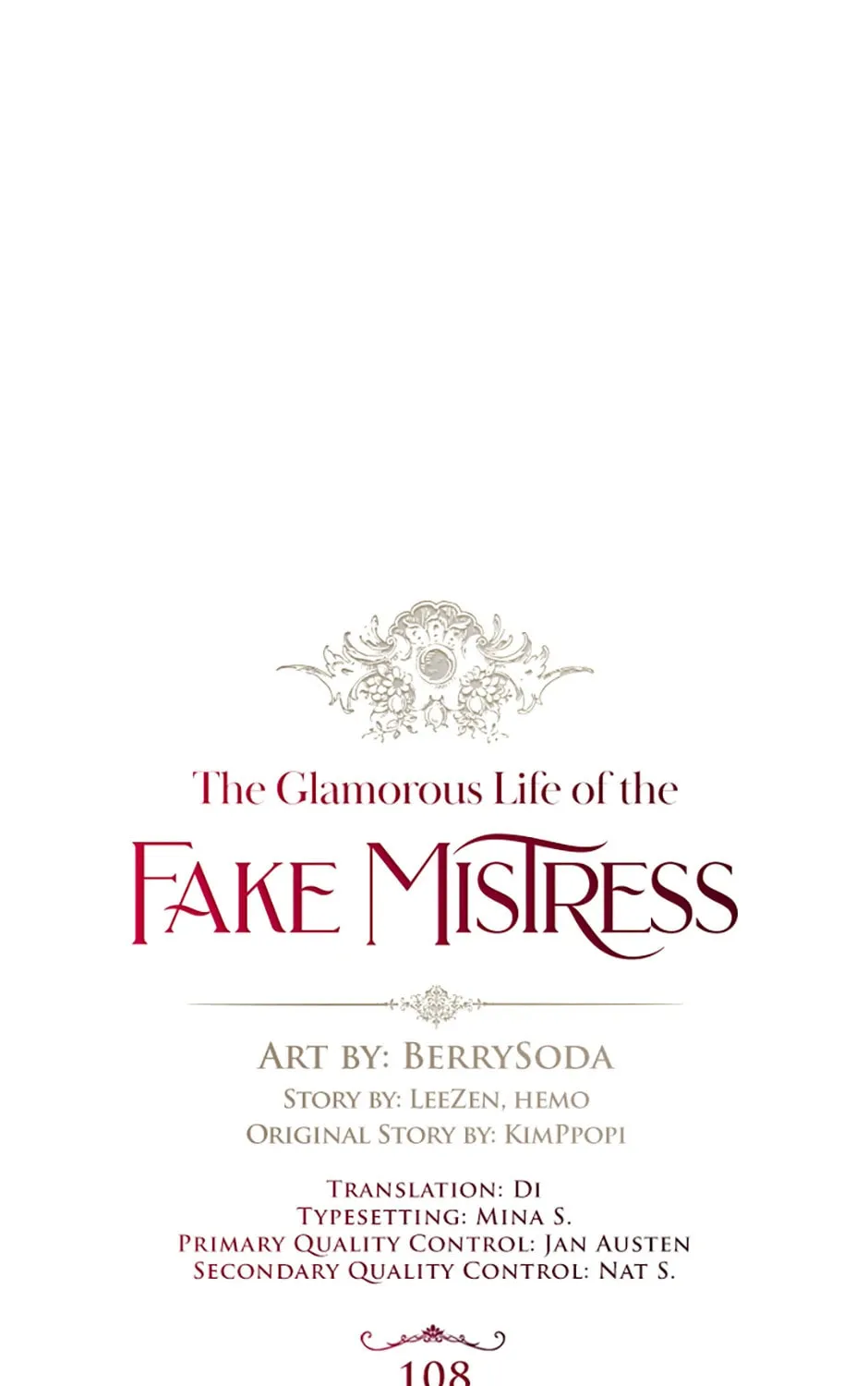 The Glamorous Life of the Fake Mistress Chapter 108 page 21 - 