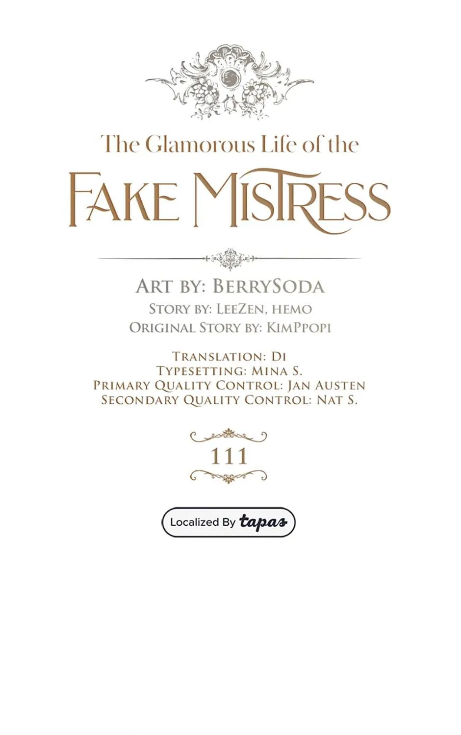 The Glamorous Life of the Fake Mistress Chapter 111 page 35 - 