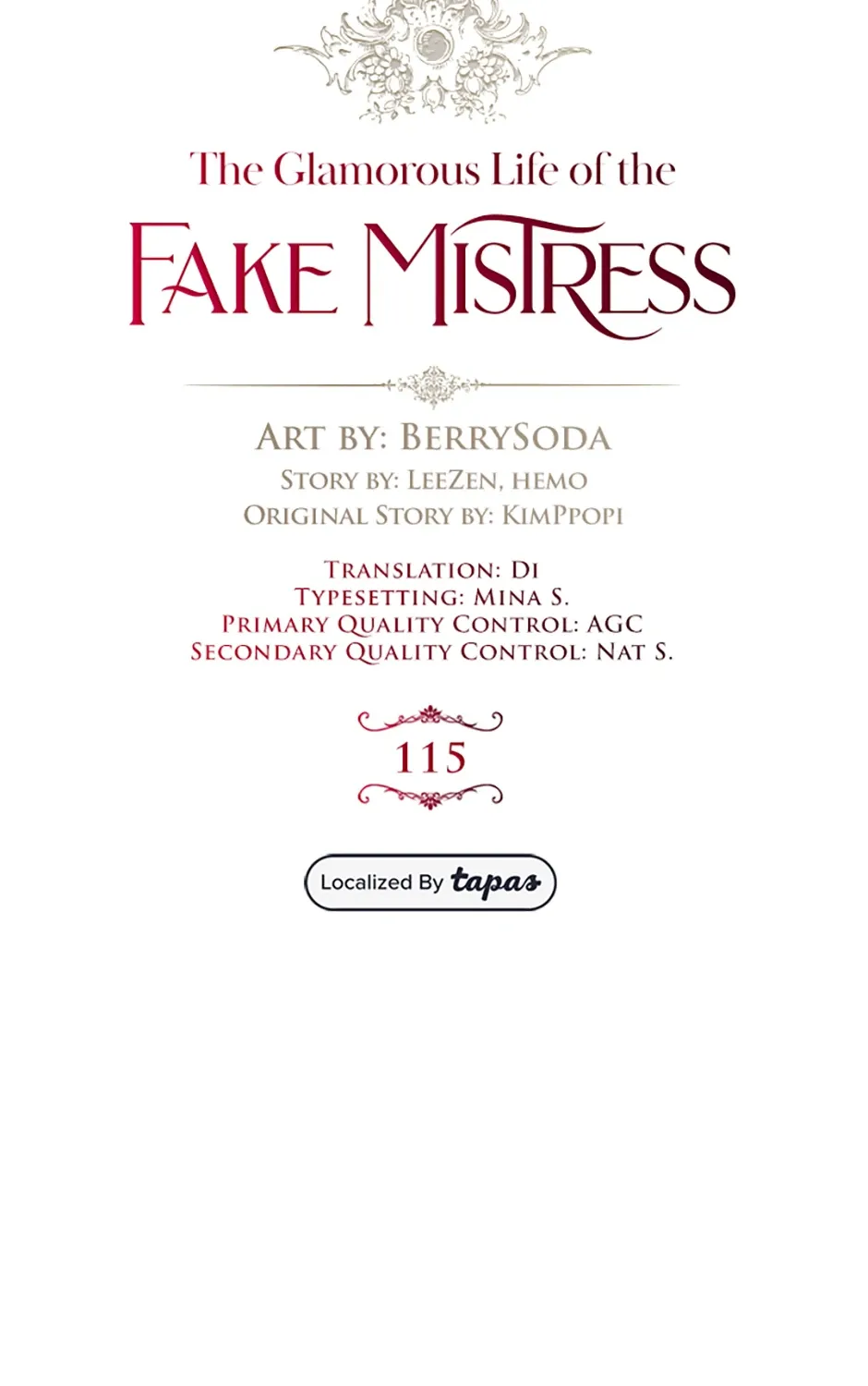 The Glamorous Life of the Fake Mistress Chapter 115 page 88 - 