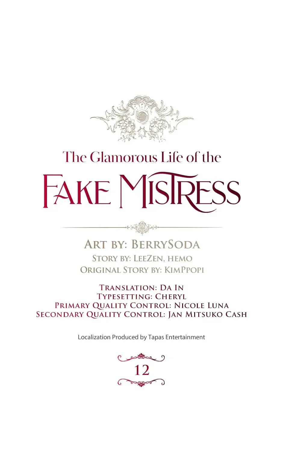 The Glamorous Life of the Fake Mistress Chapter 12 page 7 - 