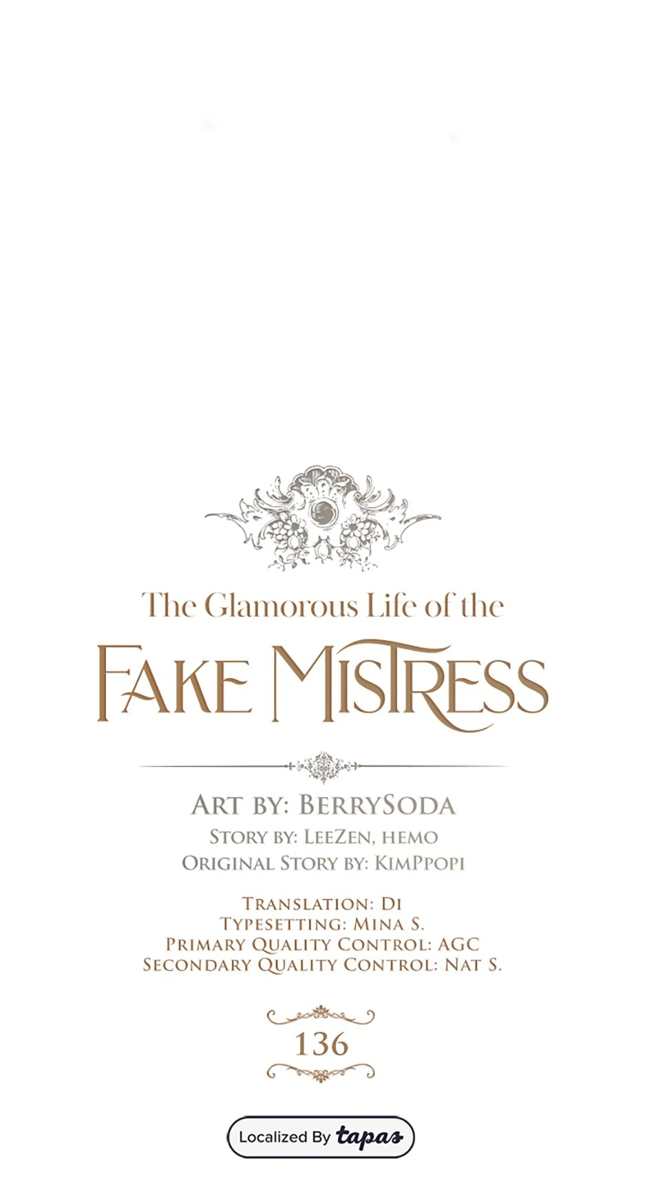 The Glamorous Life of the Fake Mistress Chapter 136 page 8 - 