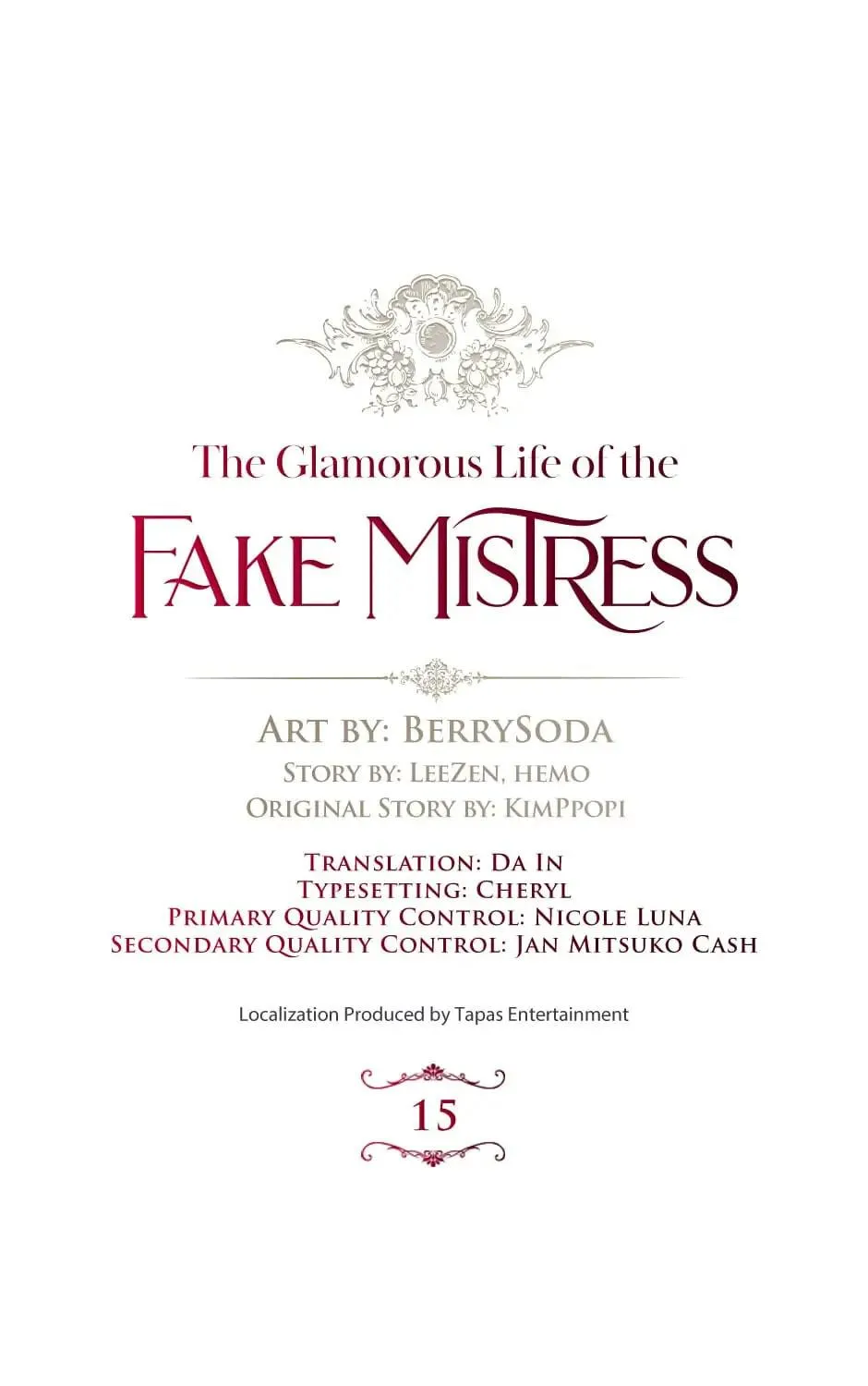 The Glamorous Life of the Fake Mistress Chapter 15 page 11 - 