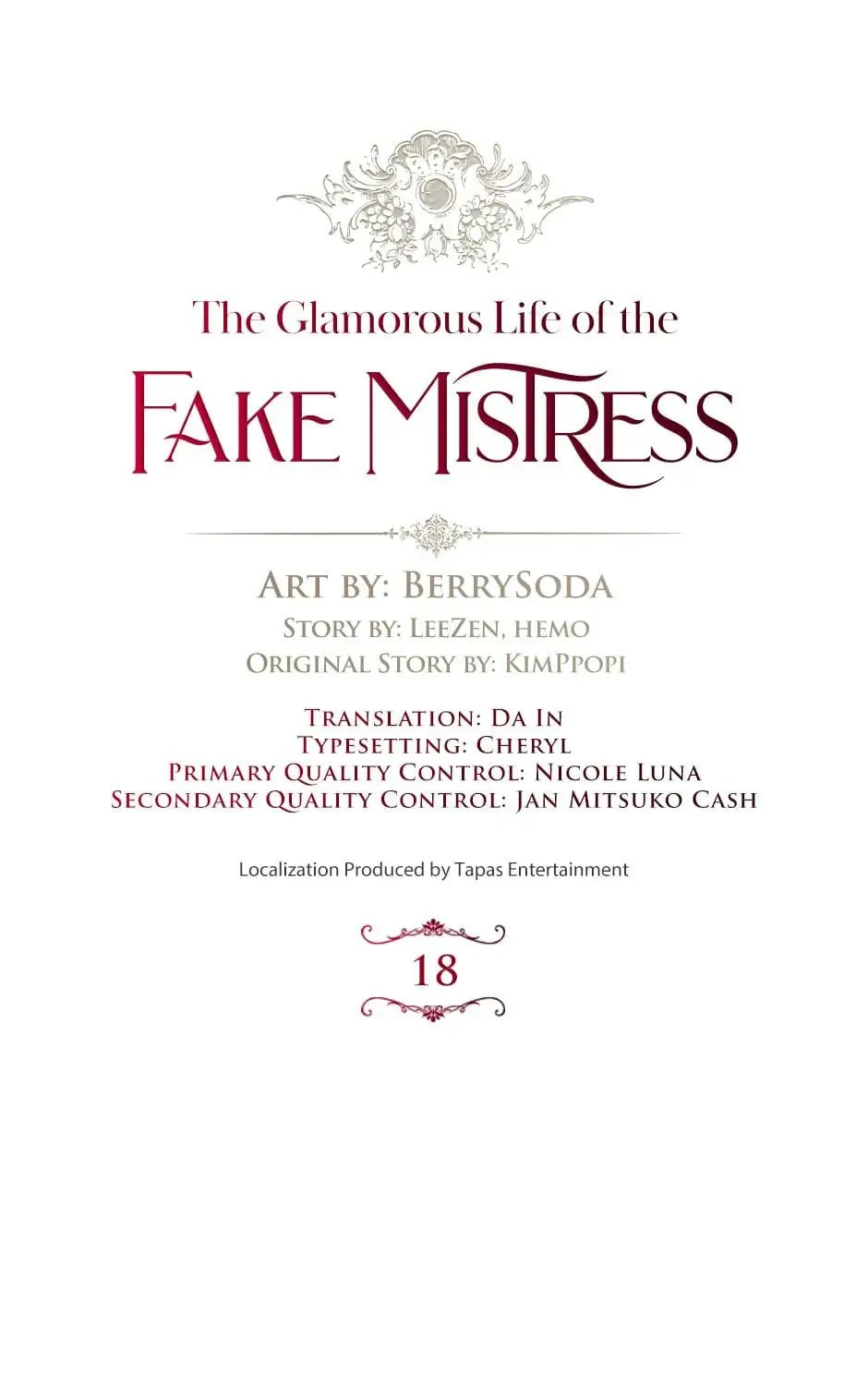 The Glamorous Life of the Fake Mistress Chapter 18 page 35 - 