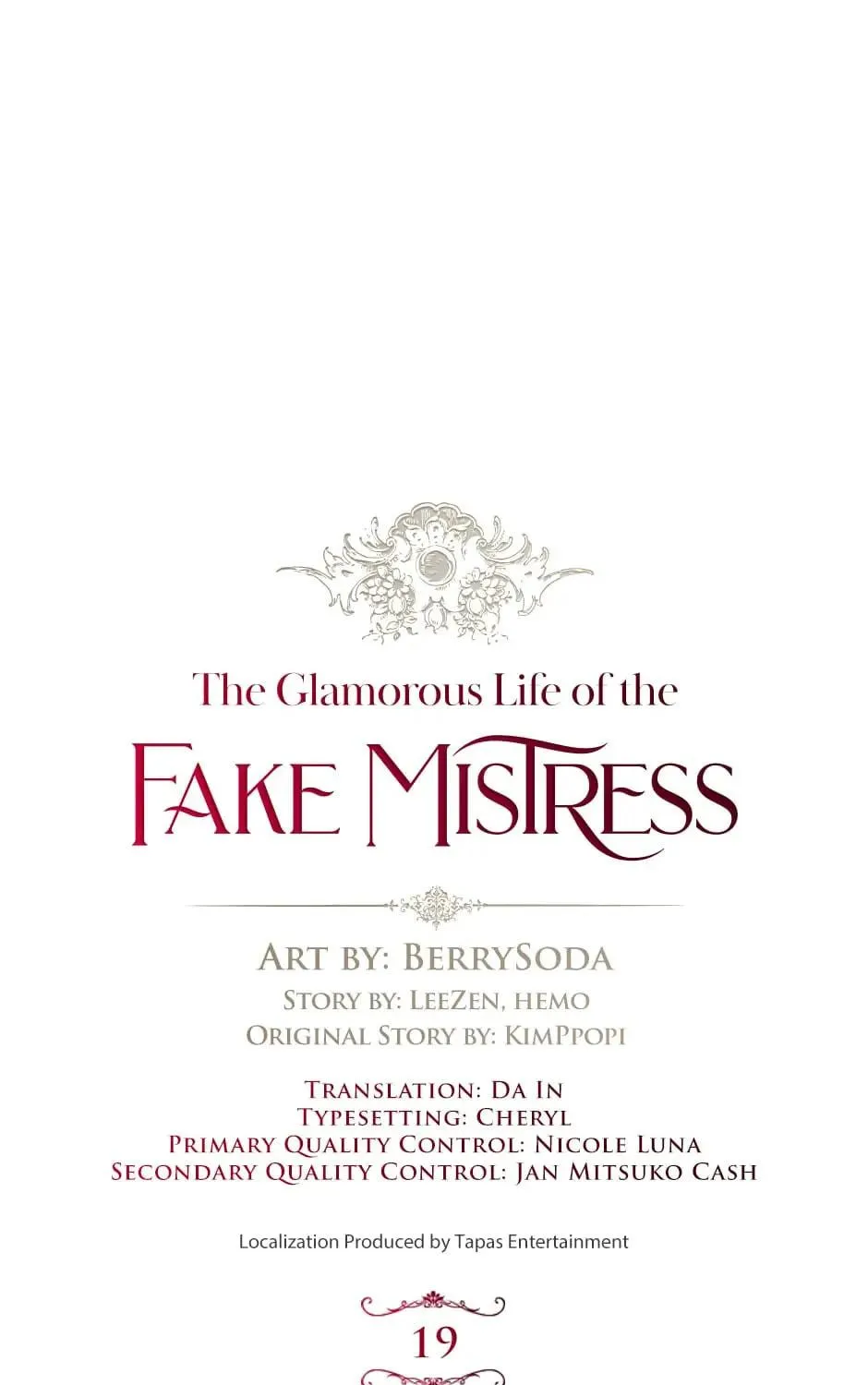 The Glamorous Life of the Fake Mistress Chapter 19 page 83 - 