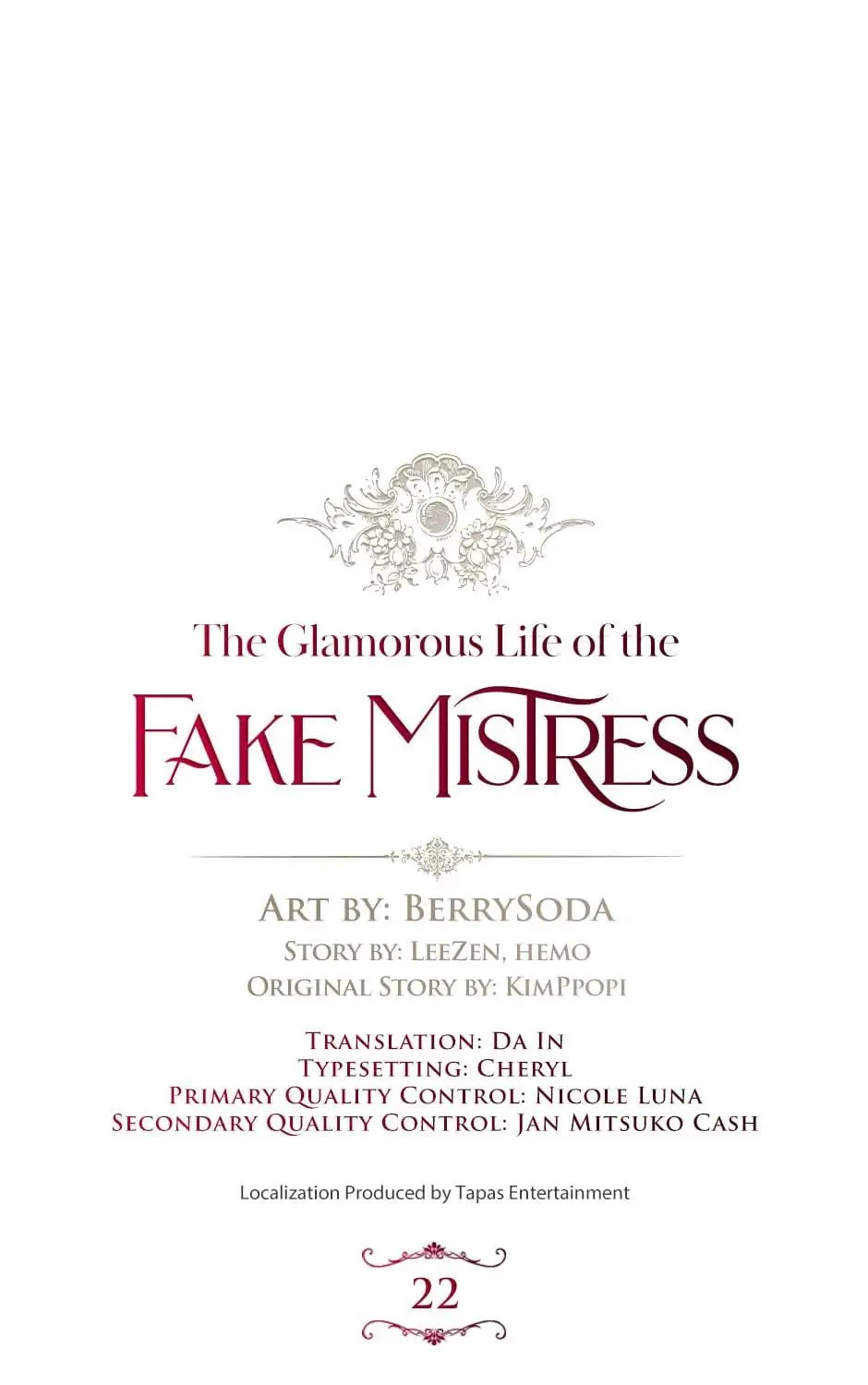 The Glamorous Life of the Fake Mistress Chapter 22 page 11 - 