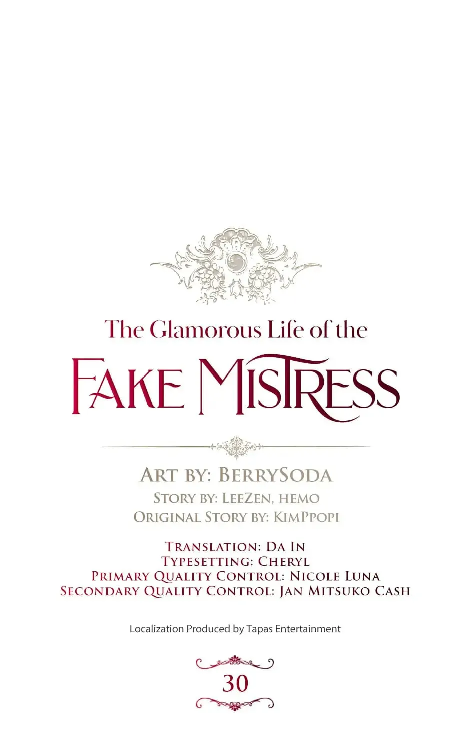 The Glamorous Life of the Fake Mistress Chapter 30 page 55 - 