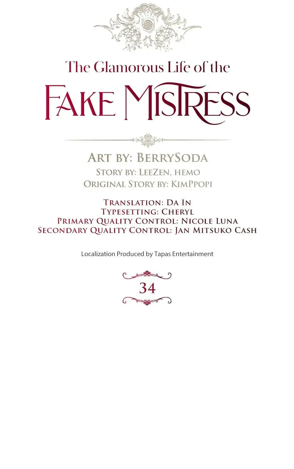 The Glamorous Life of the Fake Mistress Chapter 34 page 69 - 