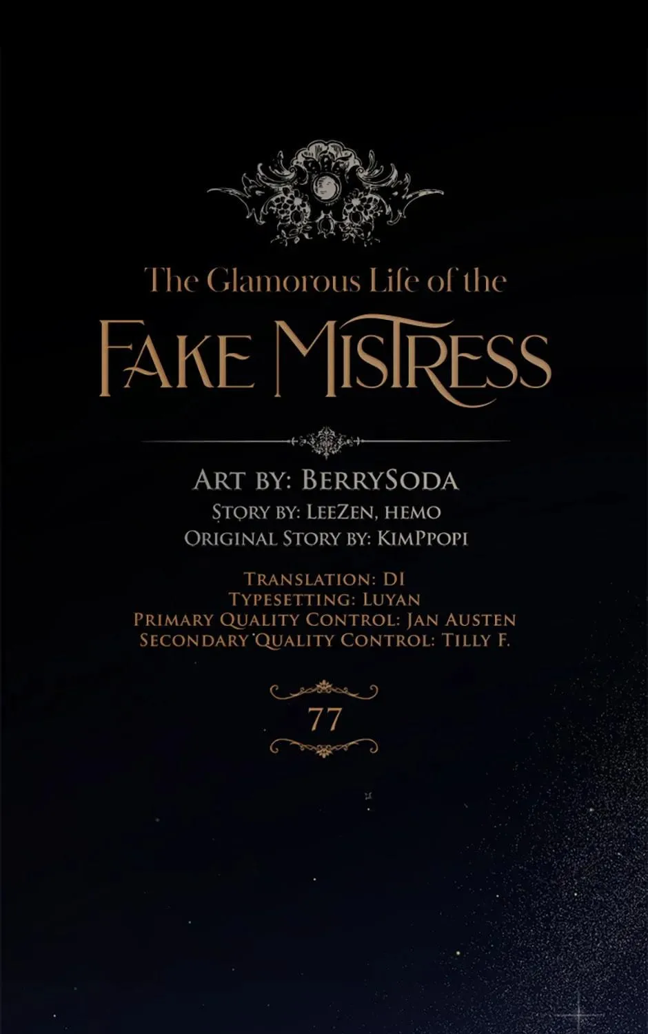 The Glamorous Life of the Fake Mistress Chapter 77 page 35 - 