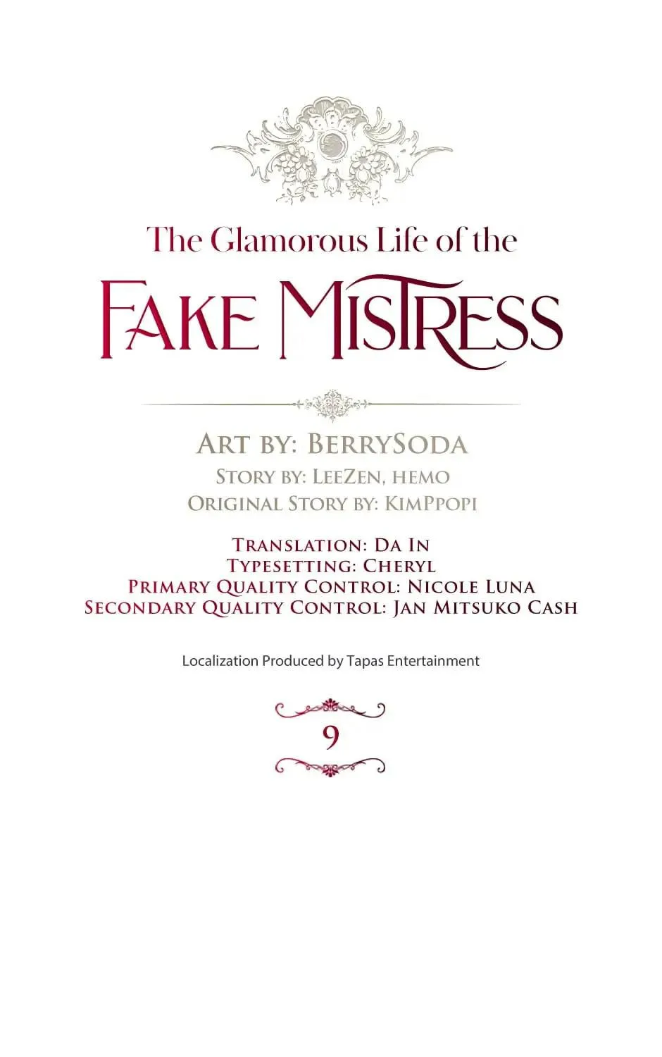 The Glamorous Life of the Fake Mistress Chapter 9 page 17 - 