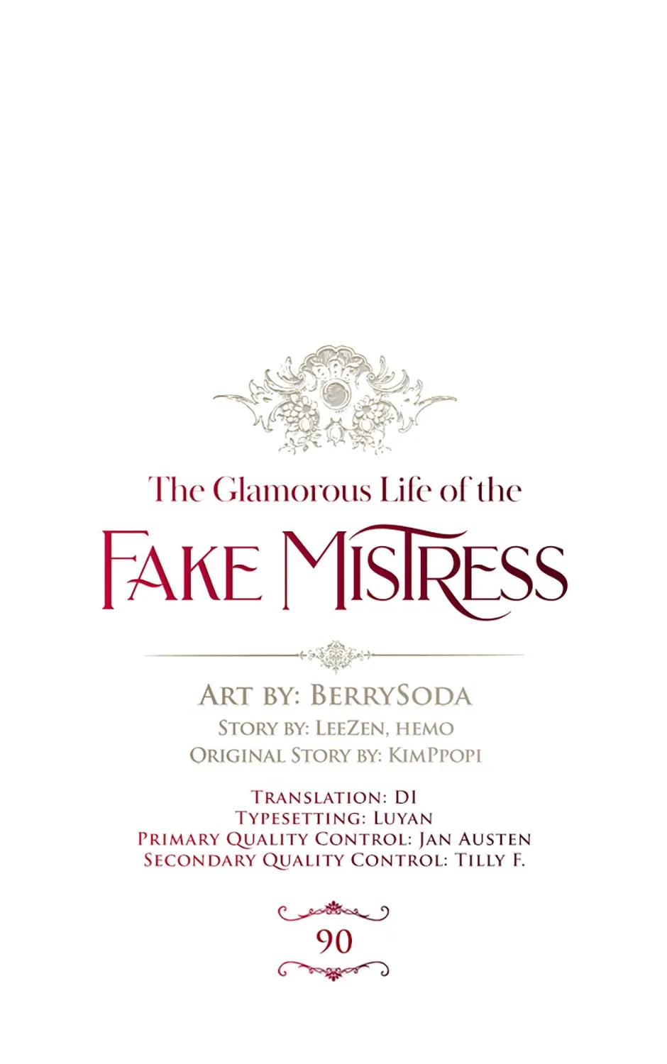 The Glamorous Life of the Fake Mistress Chapter 90 page 37 - 