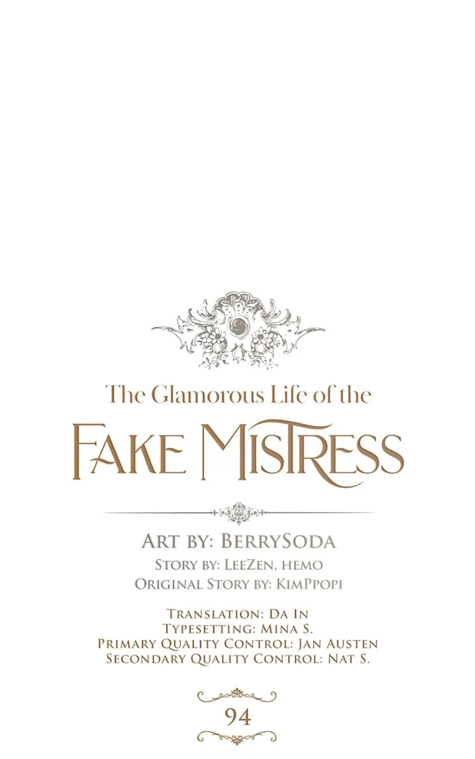 The Glamorous Life of the Fake Mistress Chapter 94 page 83 - 