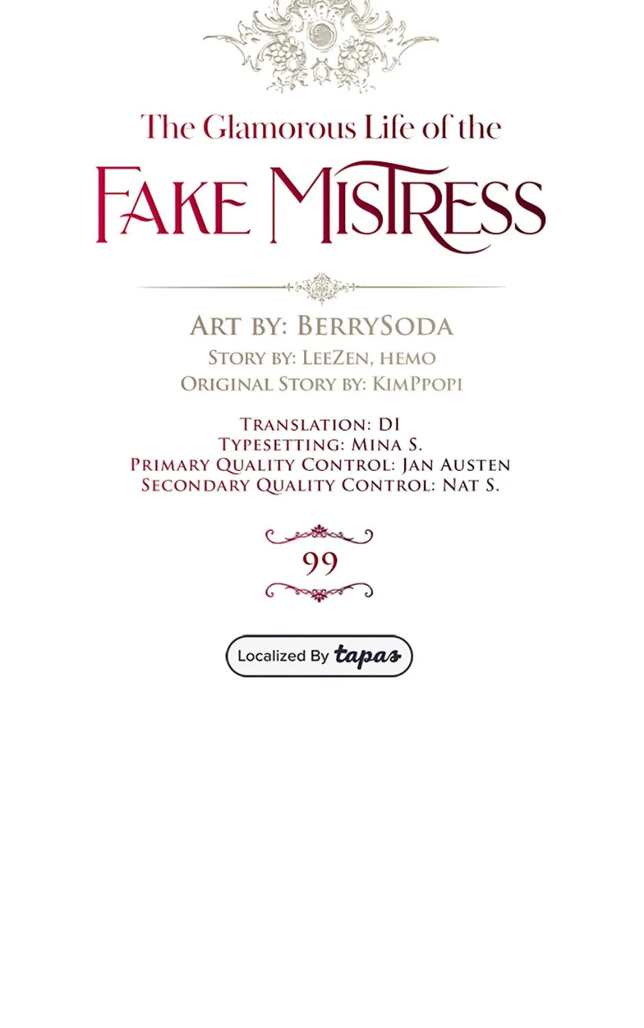The Glamorous Life of the Fake Mistress Chapter 99 page 45 - 