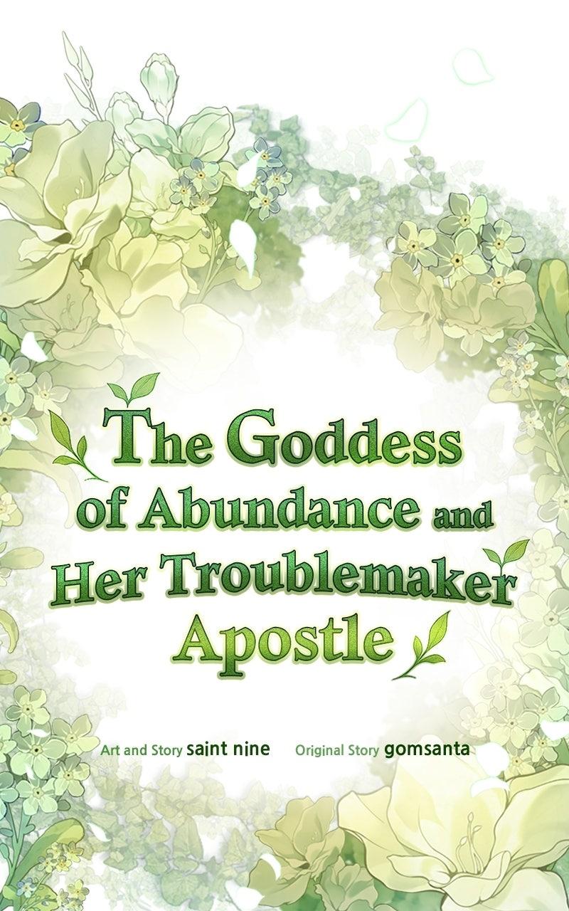 The Goddess of Abundanceand Her Troublemaker Apostle Chapter 20 page 40 - 