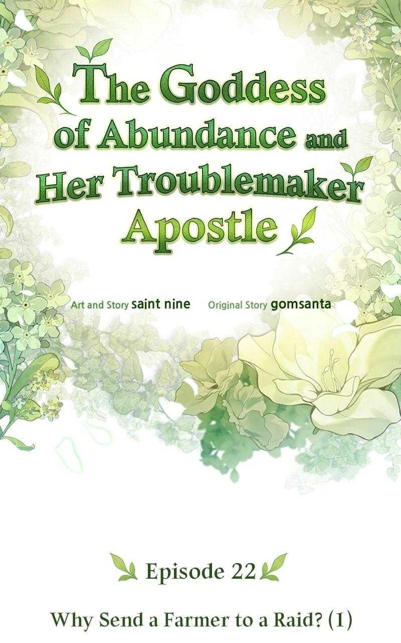 The Goddess of Abundanceand Her Troublemaker Apostle Chapter 22 page 84 - 