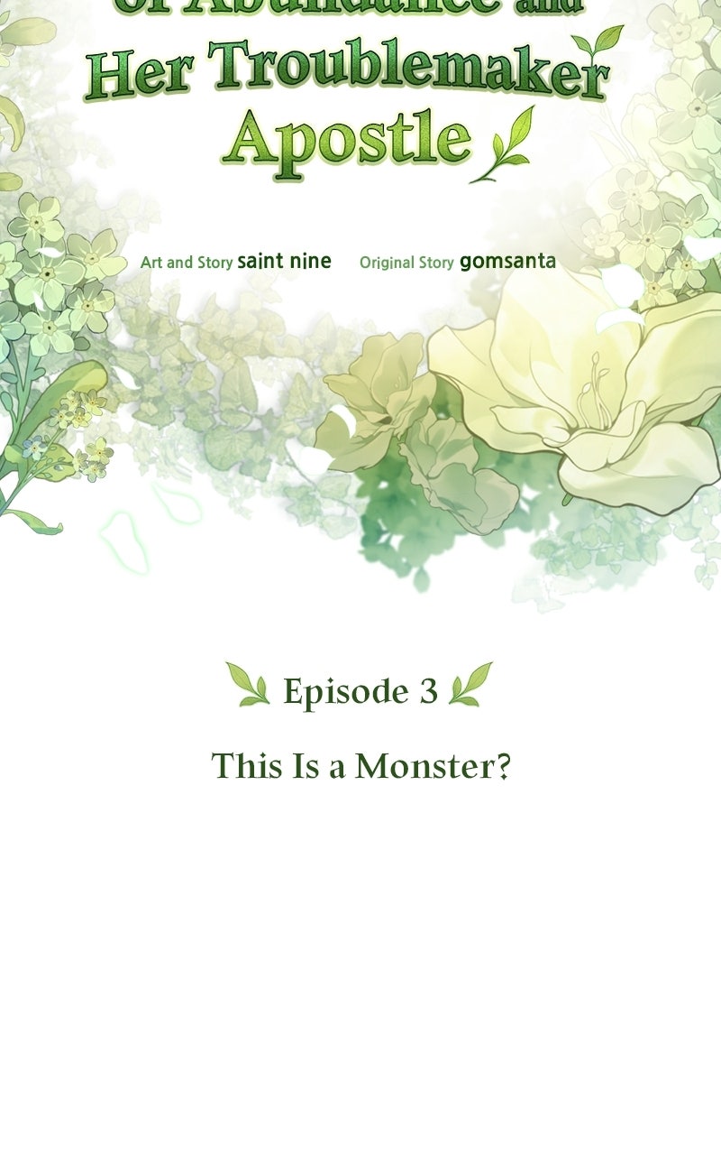 The Goddess of Abundanceand Her Troublemaker Apostle Ep. 3 - This Is a Monster? page 11 - 