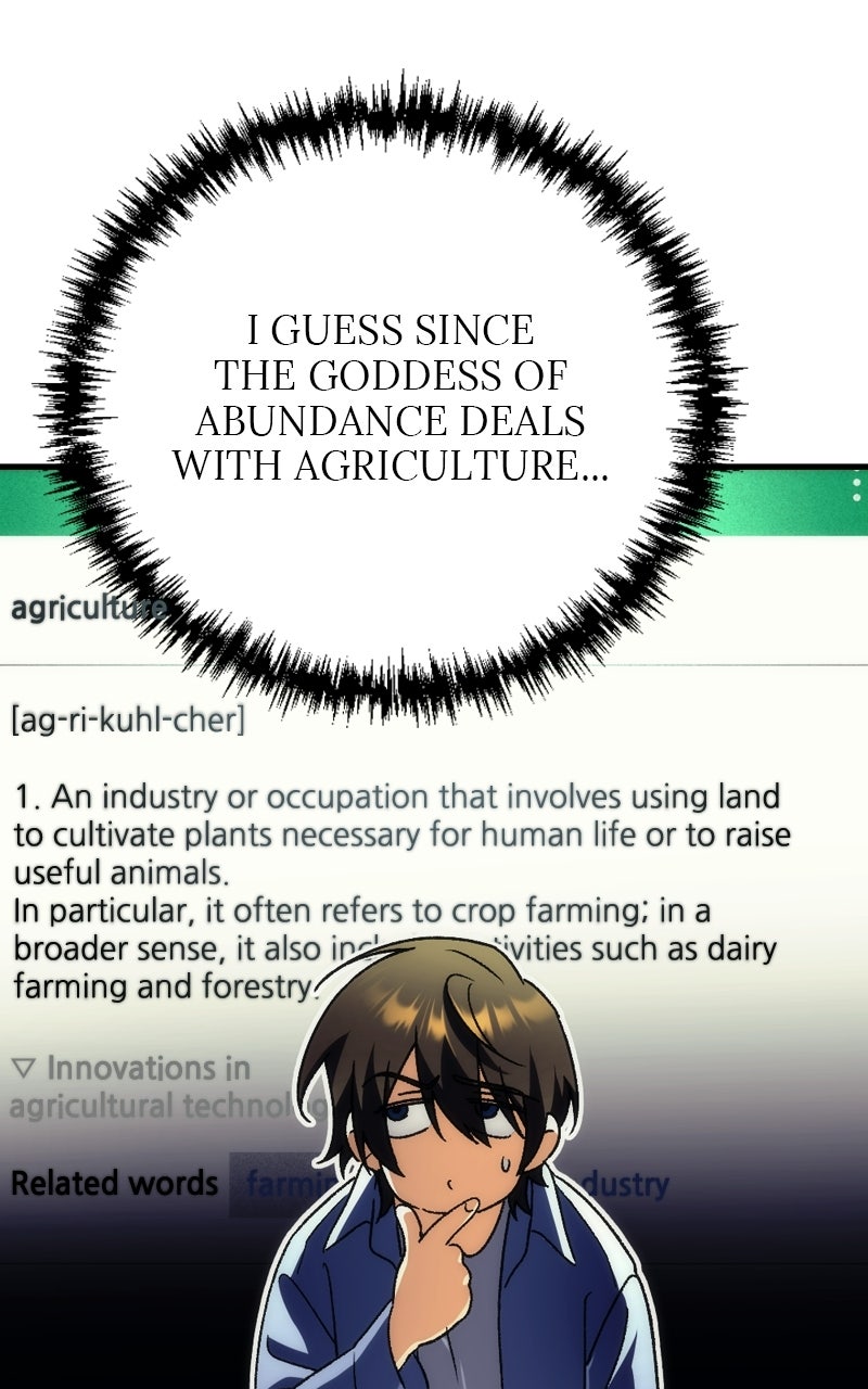 The Goddess of Abundanceand Her Troublemaker Apostle Ep. 3 - This Is a Monster? page 154 - 