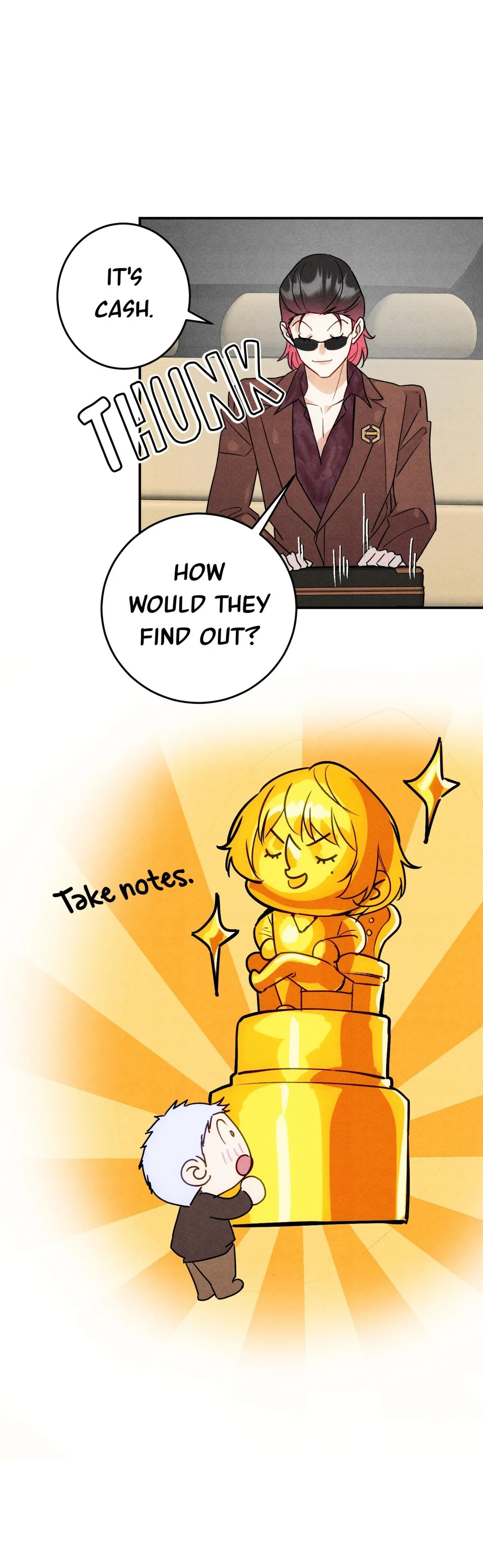 The golden goose dressed as Alpha boss Chapter 46 page 9 - 