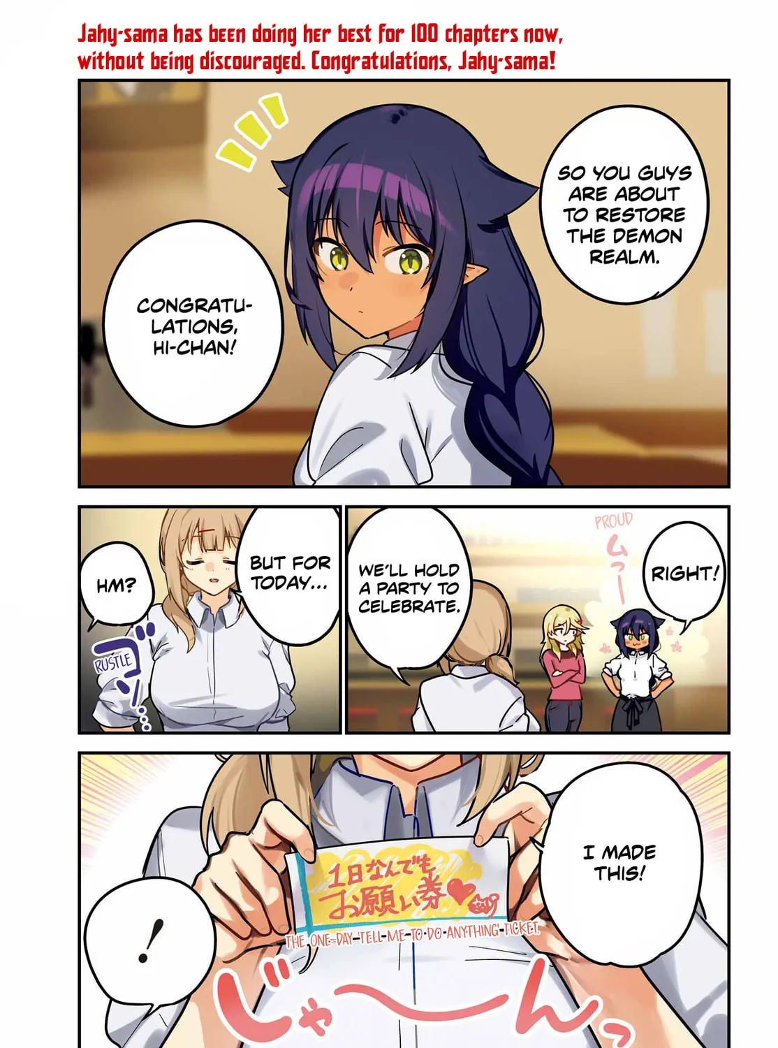The Great Jahy Will Not Be Defeated! Chapter 100 page 1 - 