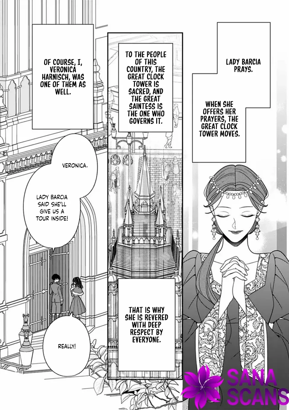 The Great Saintess of the Clock Tower Rejoices at the Broken Engagement Chapter 1 page 13 - 