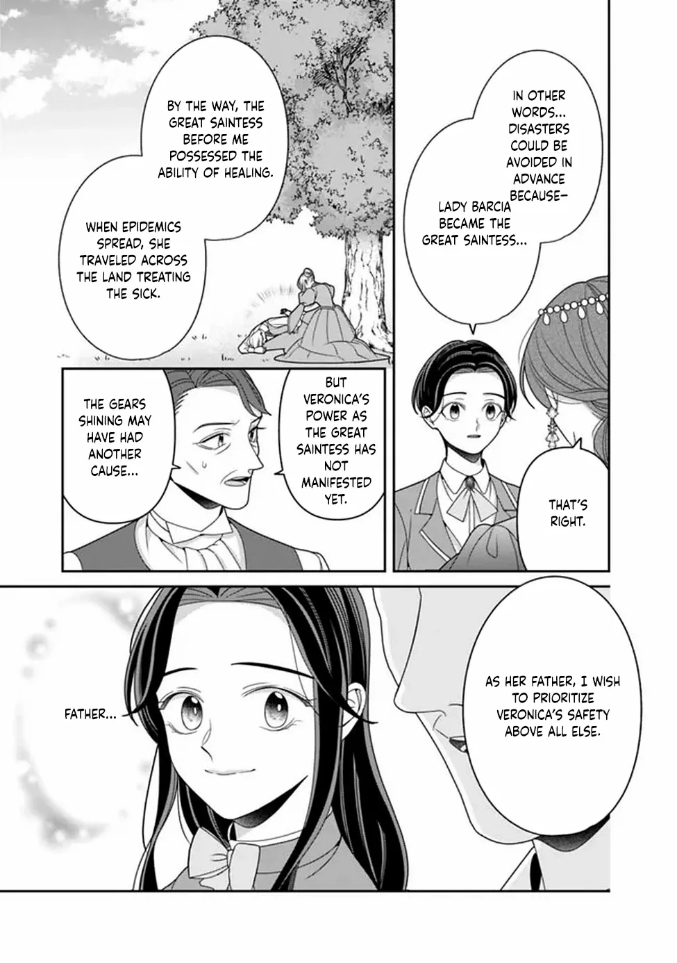 The Great Saintess of the Clock Tower Rejoices at the Broken Engagement Chapter 1 page 27 - 