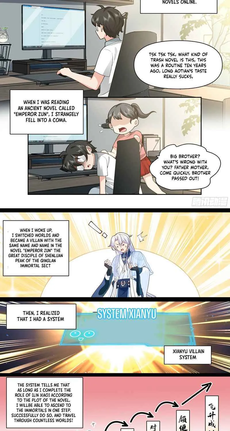 The Great Villain Senior Brother and All of His Yandere Junior Sisters Chapter 1 page 14 - 