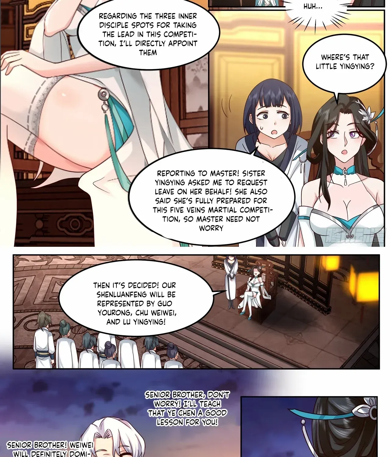 The Great Villain Senior Brother and All of His Yandere Junior Sisters Chapter 45 page 14 - 