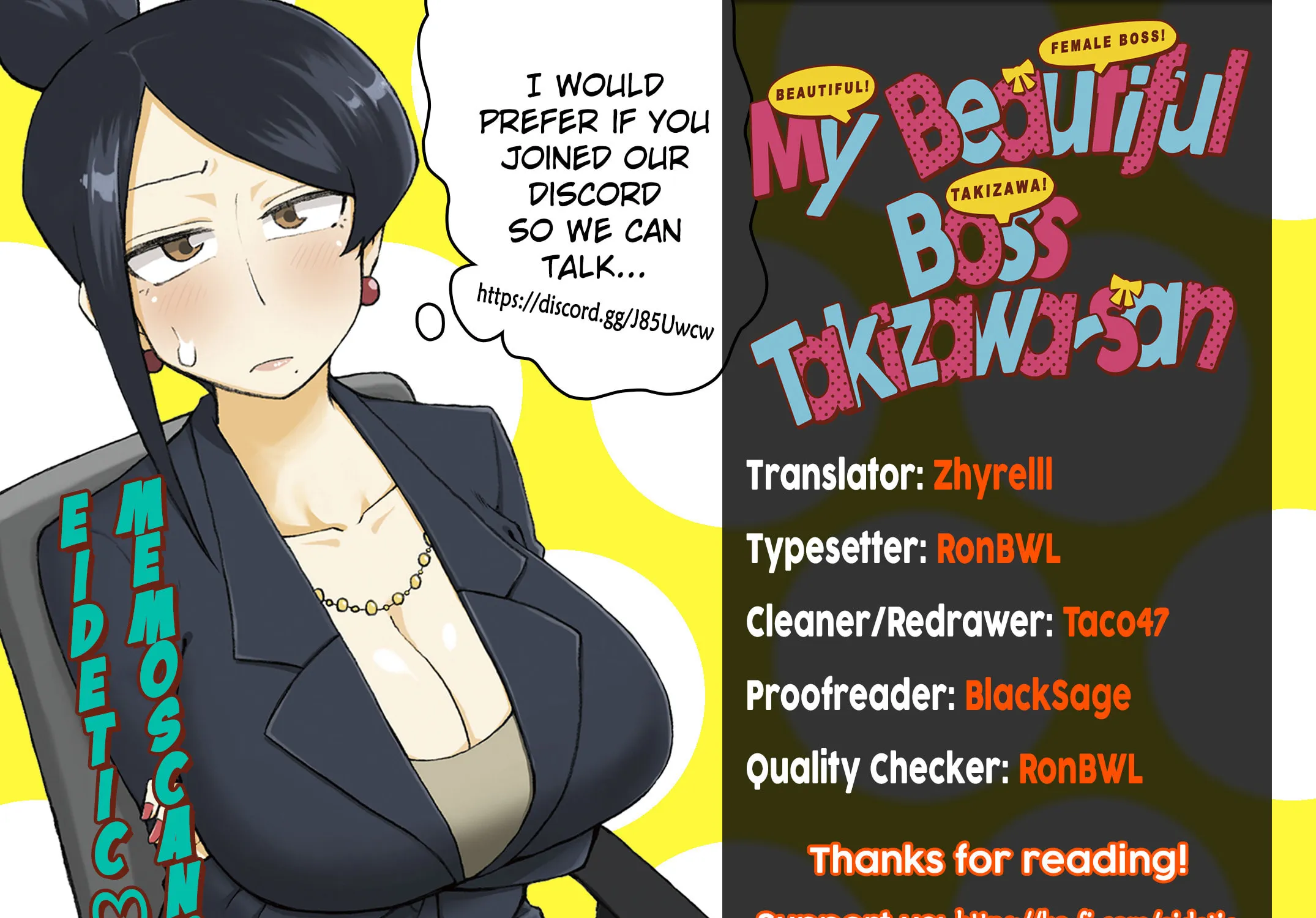 The Greatest Lady Boss "Takizawasan" Chapter 124 page 11 - 