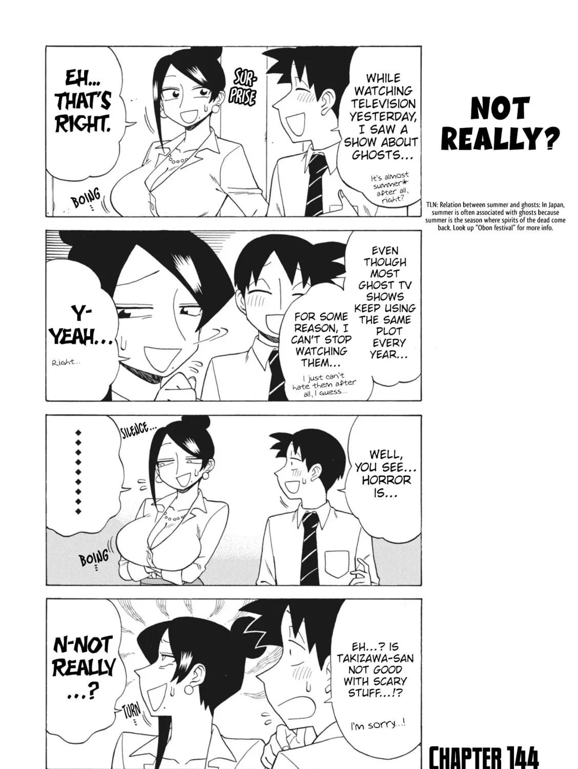 The Greatest Lady Boss "Takizawasan" Chapter 144 page 1 - 