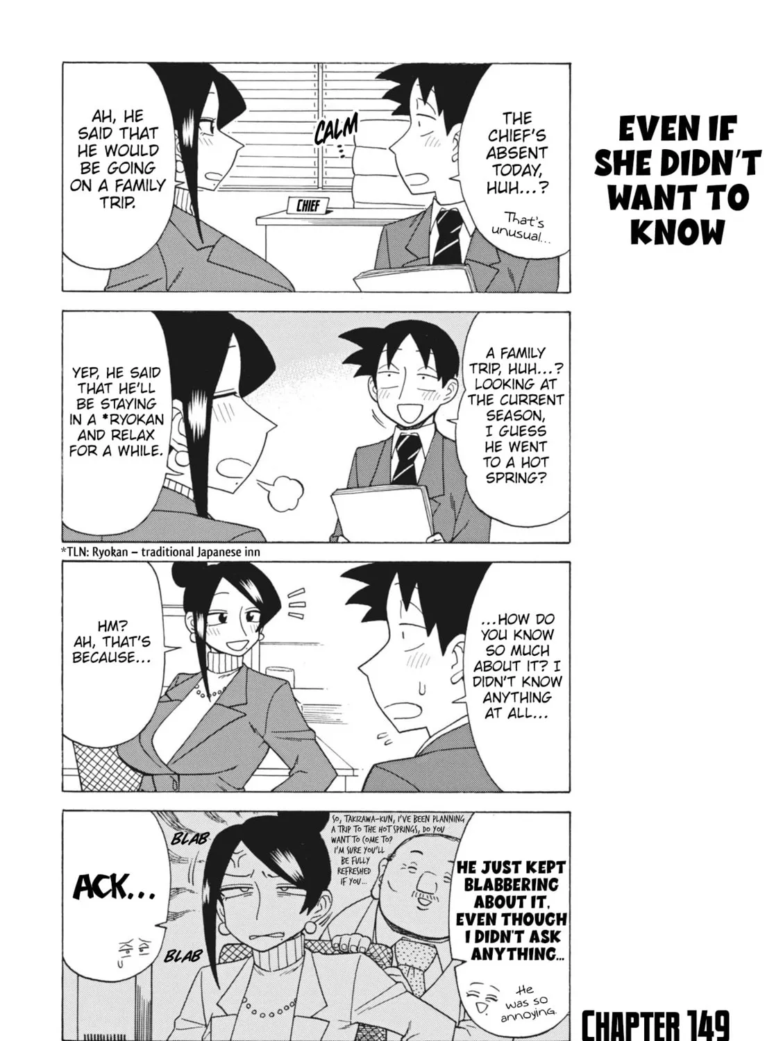 The Greatest Lady Boss "Takizawasan" Chapter 149 page 1 - 