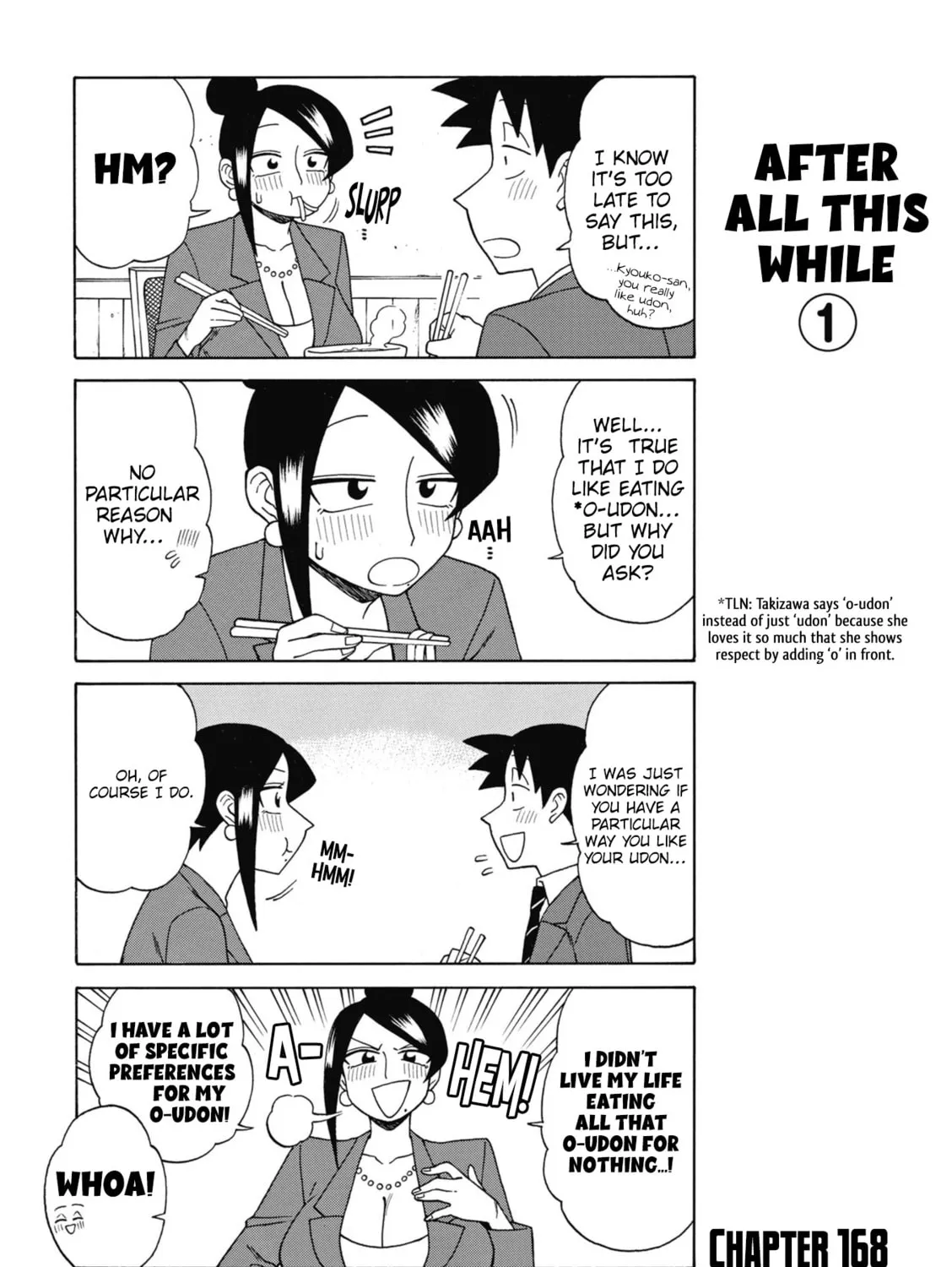The Greatest Lady Boss "Takizawasan" Chapter 168 page 1 - 