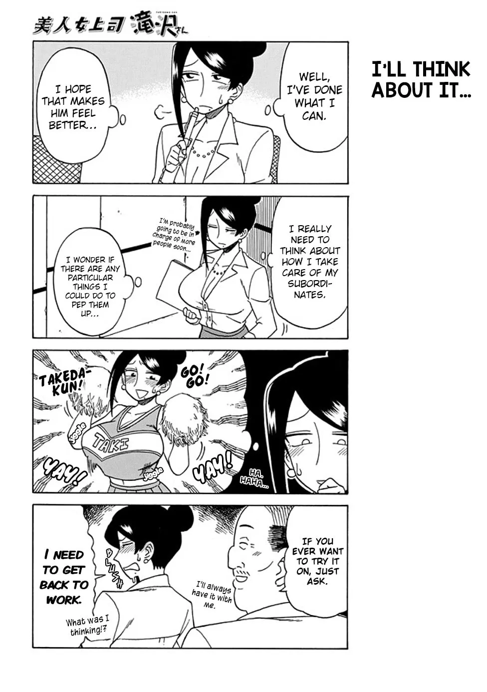 The Greatest Lady Boss "Takizawasan" Chapter 28 page 4 - 