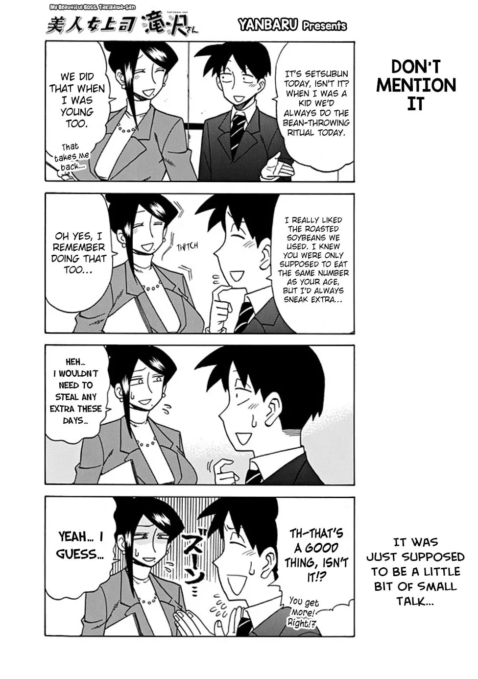 The Greatest Lady Boss "Takizawasan" Chapter 38 page 1 - 