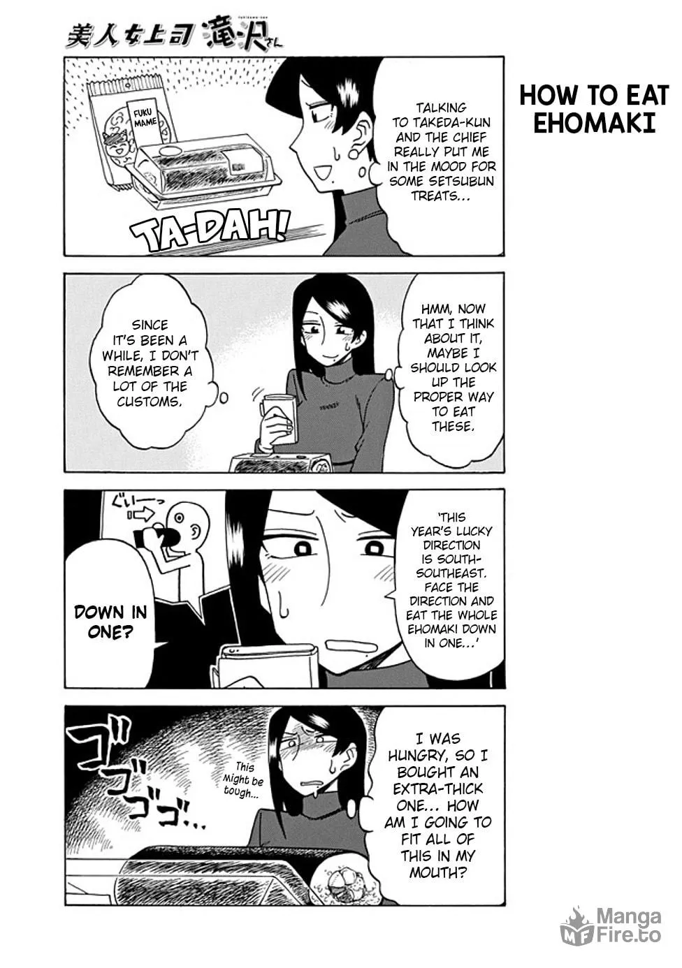 The Greatest Lady Boss "Takizawasan" Chapter 38 page 3 - 