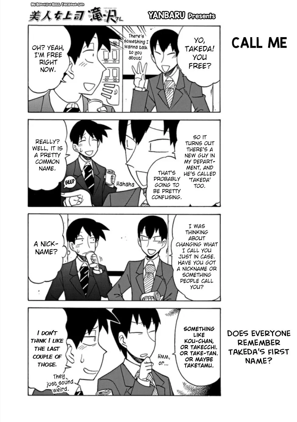 The Greatest Lady Boss "Takizawasan" Chapter 45 page 1 - 