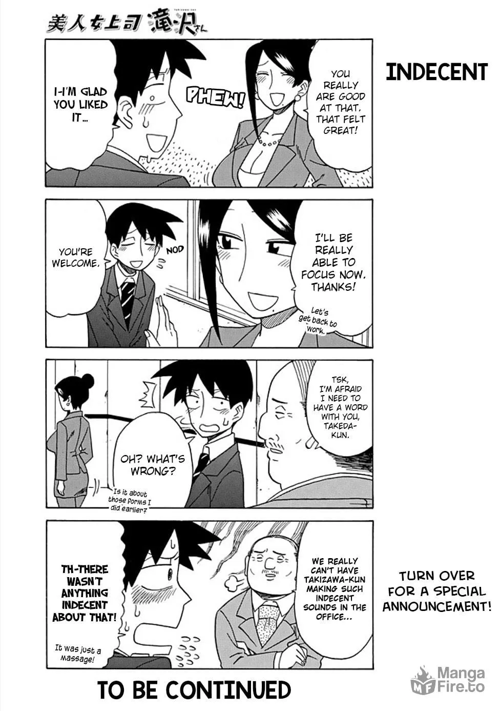 The Greatest Lady Boss "Takizawasan" Chapter 46 page 5 - 