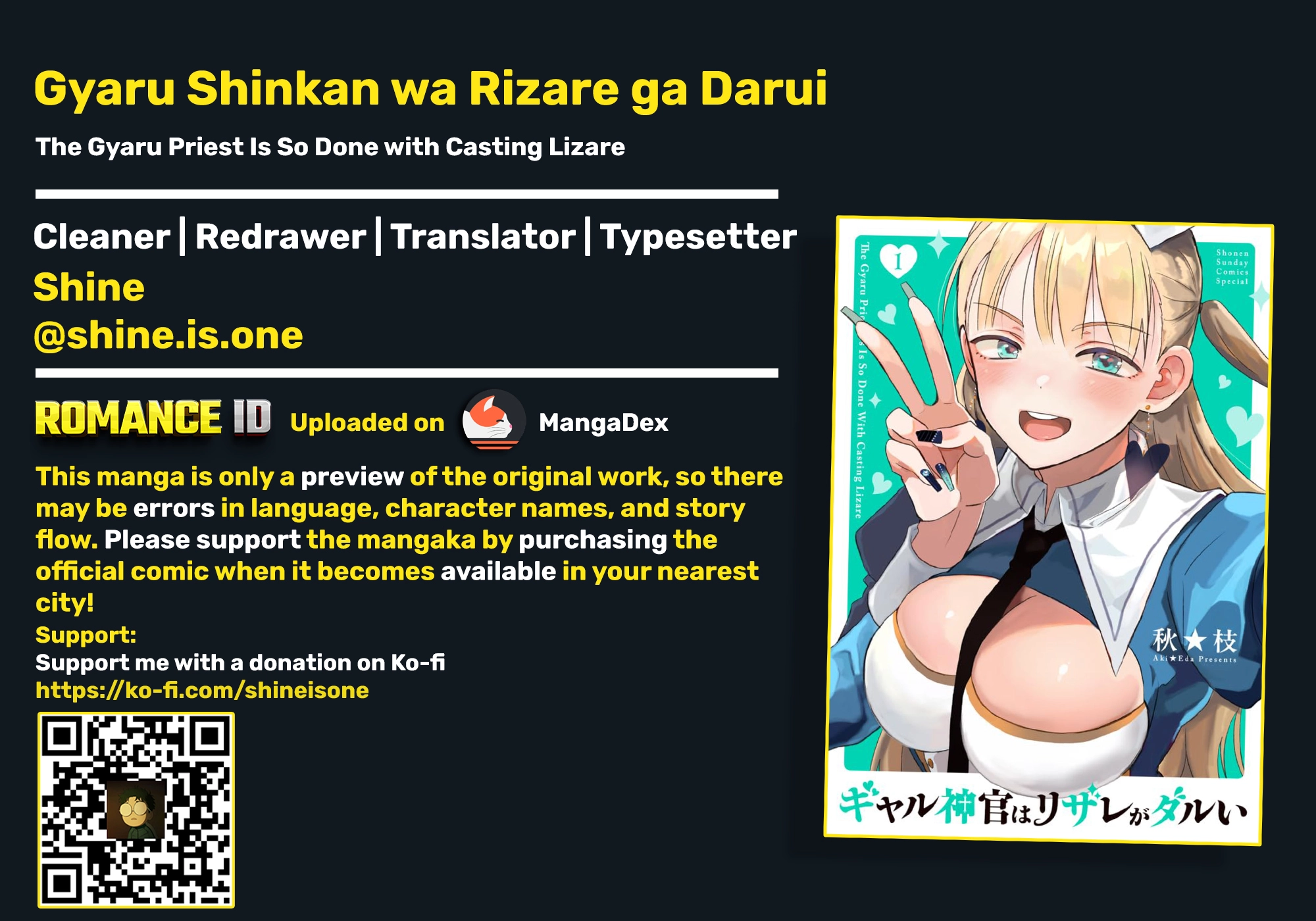 The Gyaru Priestess Is So Done with Casting Resurrection Chapter 15 page 1 - 