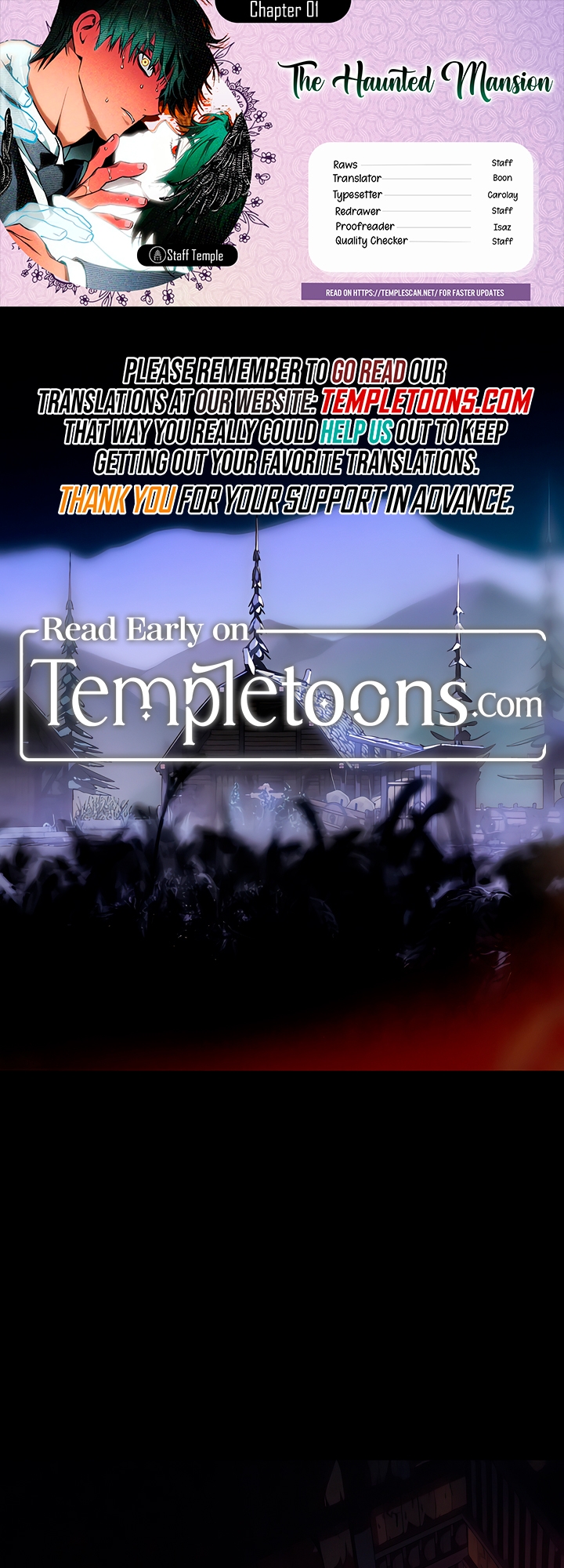 The Haunted Mansion Chapter 1 page 1 - 