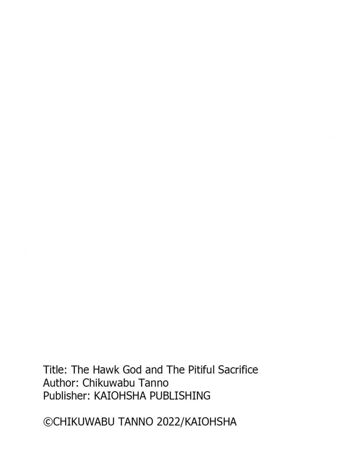 The Hawk God And The Pitiful Sacrifice Chapter 2 page 70 - 