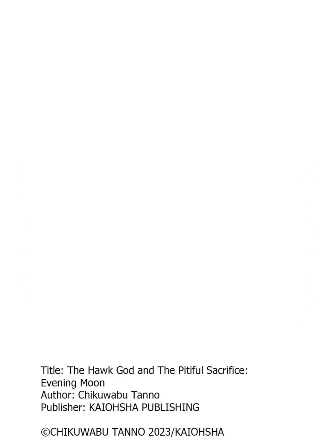 The Hawk God And The Pitiful Sacrifice Chapter 7 page 71 - 