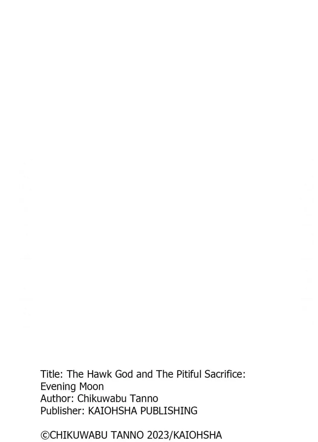 The Hawk God And The Pitiful Sacrifice Chapter 8 page 71 - 